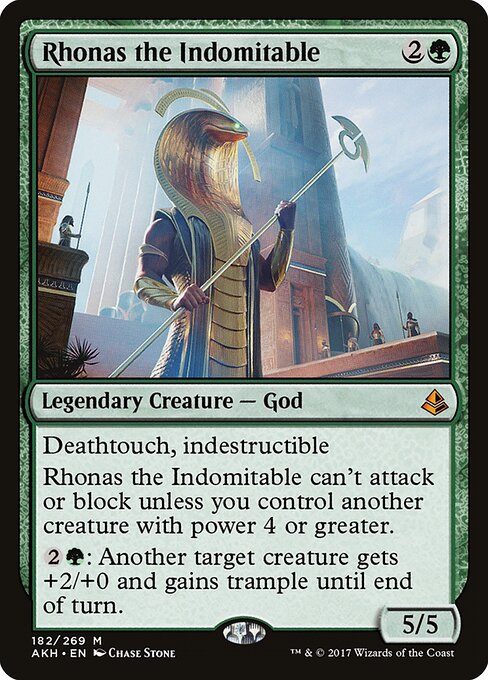Rhonas the Indomitable AKH-182 Mythic Good Englisch