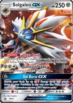 Solgaleo GX SM-16 Promo Poor Deutsch