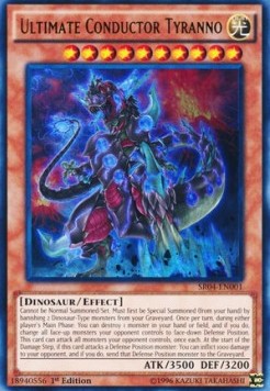 Ultimativleiter-Tyranno SR04-001 Ultra Rare Light Played Deutsch