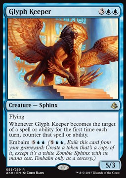 Glyph Keeper AKH-55 Rare Excellent Englisch