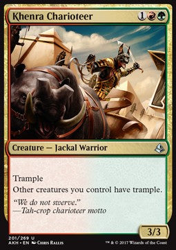 Khenra Charioteer AKH-201 Uncommon Excellent Englisch