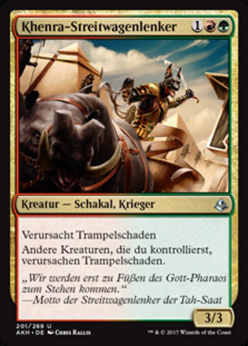 Khenra-Streitwagenlenker AKH-201 Uncommon Excellent Deutsch