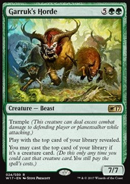 Garruks Horde W17-24 Rare Excellent Deutsch