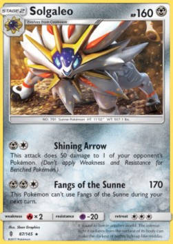 Solgaleo GRI-87 Rare Good Deutsch