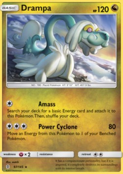Drampa GRI-97 Holo Rare Light Played Französisch