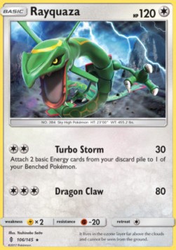 Rayquaza GRI-106 Rare Near Mint Englisch Reverse Holo