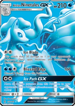 Alolan Vulnona GX GRI-132 Ultra Rare Excellent Deutsch