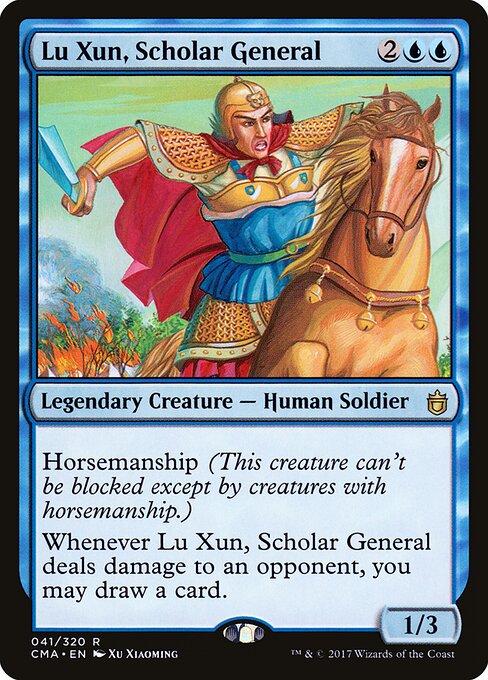 Lu Xun, Hochgelehrter General CMA-41 Rare Near Mint Englisch