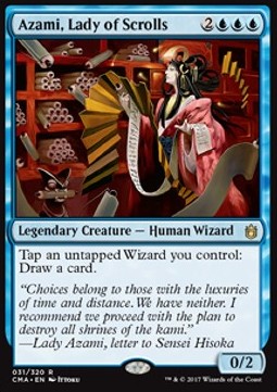 Azami, Lady of Scrolls CMA-31 Rare Excellent Englisch