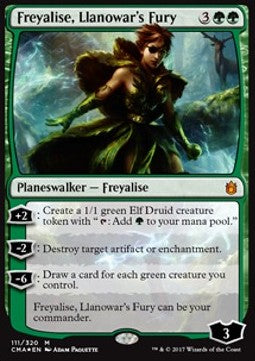 Freyalise, Llanowar's Fury CMA-111 Mythic Good Englisch Foil