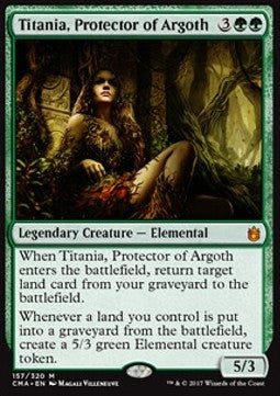 Titania, Protector of Argoth CMA-157 Mythic Excellent Englisch