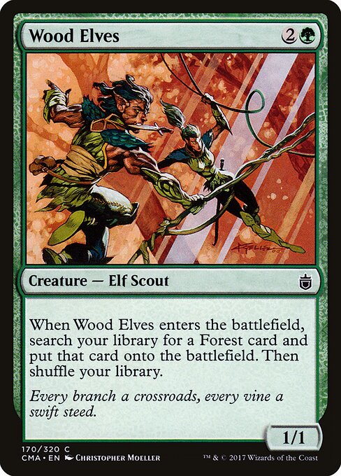 Wood Elves CMA-170 Common Excellent Englisch