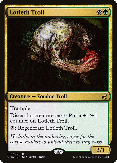 Lotleth Troll CMA-183 Rare Excellent Englisch