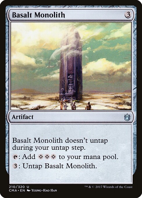 Basaltmonolith CMA-210 Uncommon Excellent Englisch
