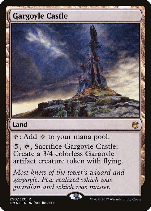 Gargoyle Castle CMA-250 Rare Good Englisch