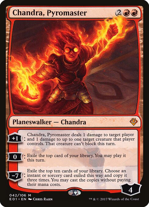 Chandra, Pyromaster E01-42 Mythic Good Englisch