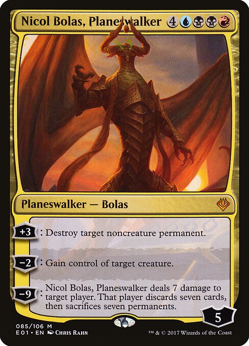 Nicol Bolas, Planeswalker E01-85 Mythic Near Mint Englisch