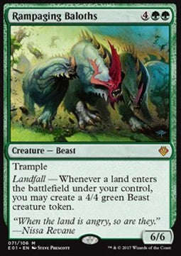 Rampaging Baloths E01-71 Mythic Excellent Englisch