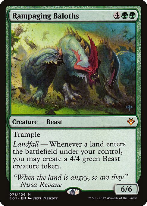 Rampaging Baloths E01-71 Mythic Excellent Englisch