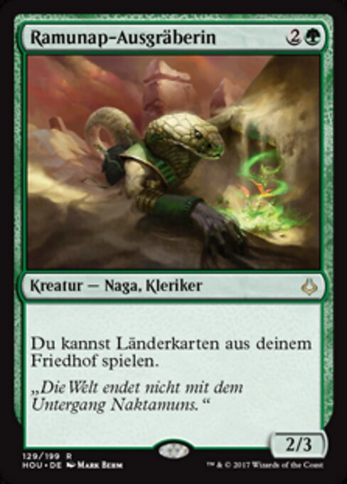 Ramunap-Ausgräberin HOU-129 Rare Excellent Deutsch