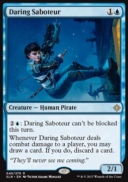 Daring Saboteur XLN-49 Rare Excellent Englisch