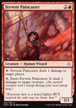 Inbrünstige Schmerzmagierin HOU-91 Uncommon Excellent Englisch Foil