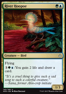 River Hoopoe HOU-143 Uncommon Good Englisch