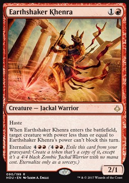 Earthshaker Khenra HOU-90 Rare Excellent Englisch