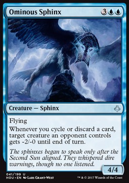 Unheilvolle Sphinx HOU-41 Uncommon Excellent Englisch Foil