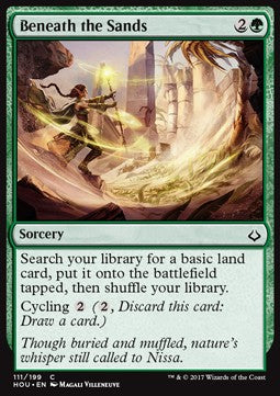 Begraben von Sand HOU-111 Common Excellent Englisch Foil