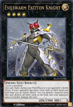 Übelschar-Exzitonenritter BLLR-068 Ultra Rare Excellent Deutsch 1. Auflage