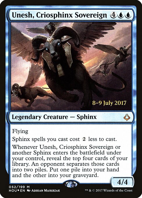 Unesh, oberste Pecorasphinx PHOU-52 Mythic Excellent Deutsch Foil