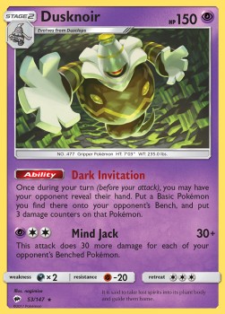 Dusknoir BUS-53 Holo Rare Excellent Französisch