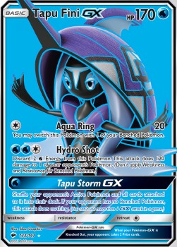 Tapu Fini GX BUS-133 Ultra Rare Good Deutsch