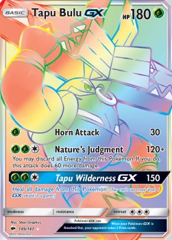 Tapu Bulu GX BUS-149 Secret Rare Light Played Englisch