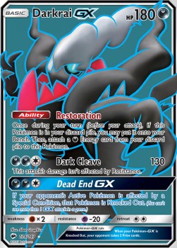 Darkrai GX BUS-139 Ultra Rare Near Mint Deutsch