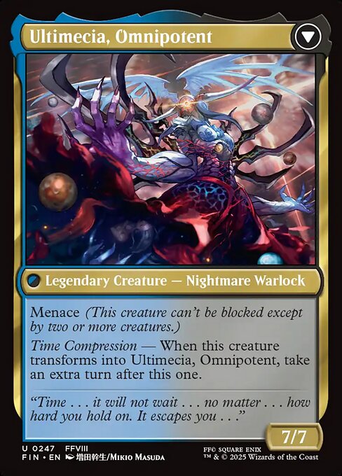 Ultimecia, Time Sorceress // Ultimecia, Omnipotent - Back Face