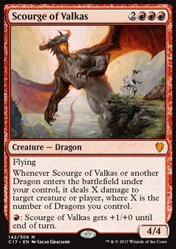 Geißel von Valkas C17-142 Mythic Excellent Englisch