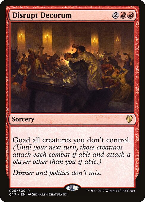 Disrupt Decorum C17-25 Rare Near Mint Englisch