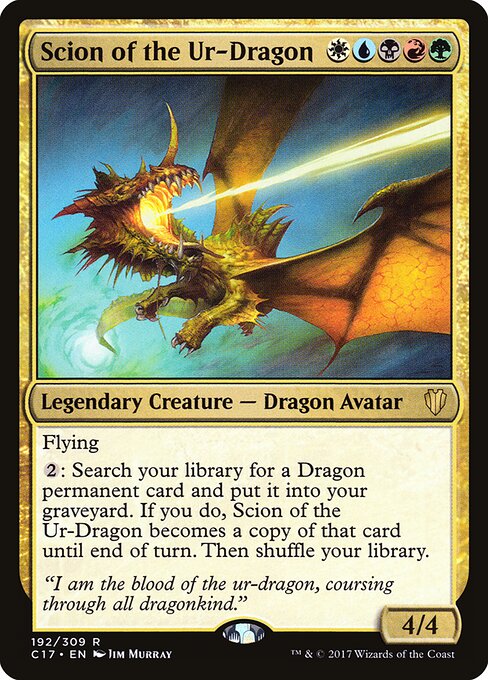 Scion of the Ur-Dragon C17-192 Rare Near Mint Englisch