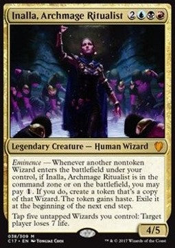 Inalla, Archmage Ritualist C17-38 Mythic Excellent Englisch Foil