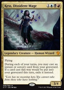 Kess, abtrünnige Magierin C17-39 Mythic Excellent Deutsch Foil