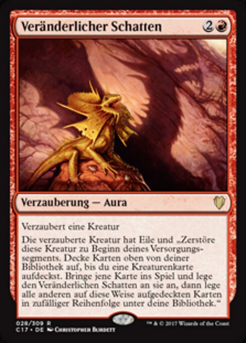 Veränderlicher Schatten C17-28 Rare Excellent Deutsch