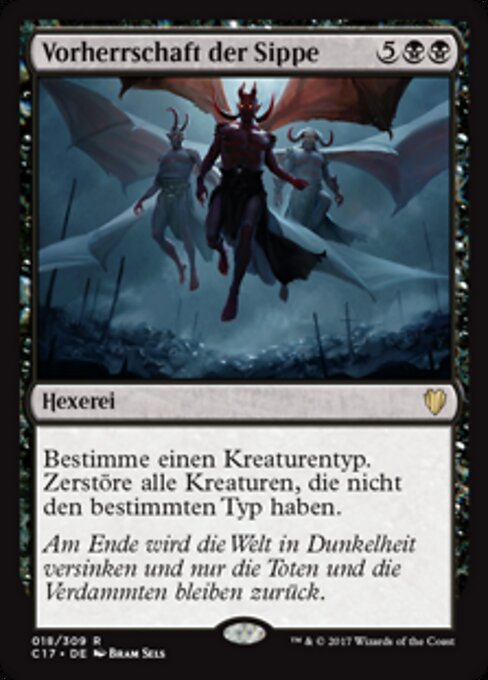 Vorherrschaft der Sippe C17-18 Rare Good Deutsch