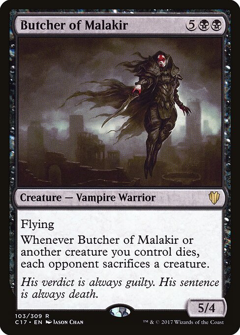 Butcher of Malakir C17-103 Rare Excellent Englisch