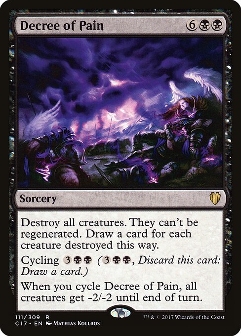 Decree of Pain C17-111 Rare Light Played Englisch