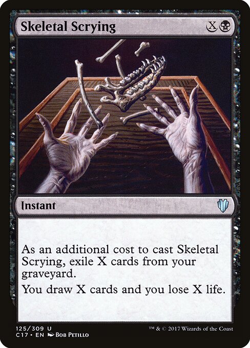 Skeletal Scrying C17-125 Uncommon Excellent Englisch