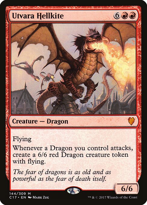 Utvara Hellkite C17-144 Mythic Excellent Englisch