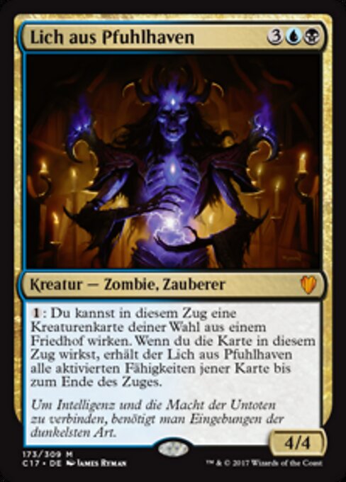 Lich aus Pfuhlhaven C17-173 Mythic Near Mint Deutsch