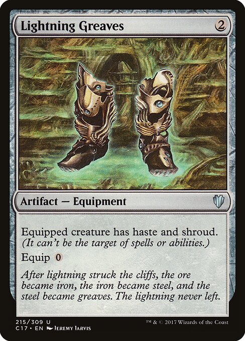 Lightning Greaves C17-215 Uncommon Excellent Englisch